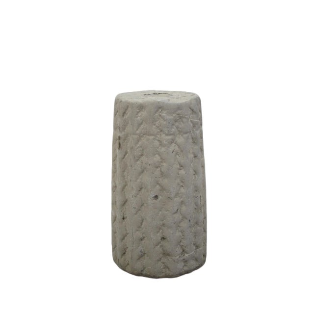 This is the top of a mill stone for grinding grains. It was originally used in the northern part of China. Those type old...