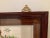 Wood Antique Chinoiserie Silk Embroidered Nature Scene in Cherry Wood Frame With Decorative Oriental Hooks For Sale - Image 7 of 12