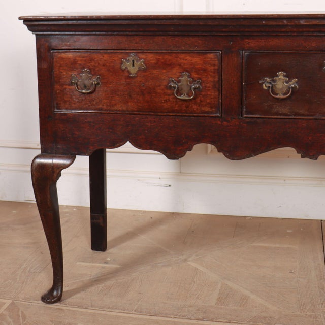 English Oak Dresser Base For Sale - Image 3 of 12