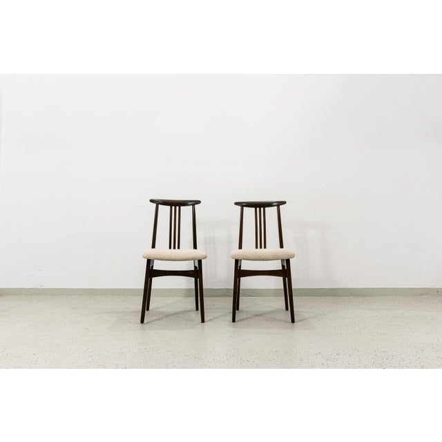 Wood Vintage Dining Chairs by M. Zieliński, 1960s, Set of 4 For Sale - Image 7 of 17