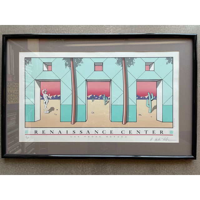 Extremely rare and early limited edition lithograph by famed California muralist Robert Kenton Nelson. #33 of 150, this...