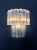 Vintage Murano Glass Tube Wall Sconces with 13 Transaparent Glass Tube, 1990s, Set of 2 For Sale - Image 10 of 17
