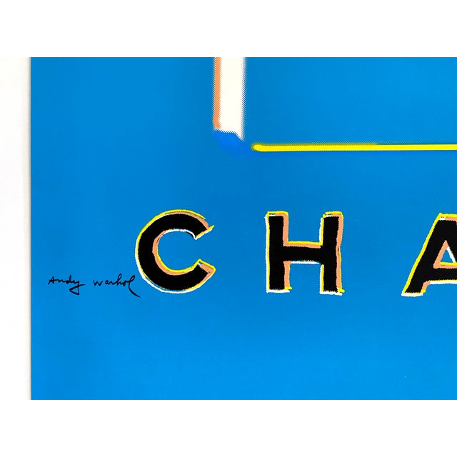 Andy Warhol Vintage 1997 Fine Art Silkscreen Print Large Pop Art Poster " Chanel No.5 " 1985 For Sale - Image 9 of 12