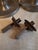 Pair Antique Pewter Whale Oil Finger Lamps Single Tube Drop Burners C. 1830-1850 For Sale - Image 9 of 18