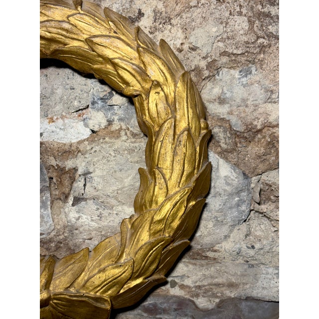 Wood Antique Louis XVI Frame in Gilded Wood, 1700s For Sale - Image 7 of 11