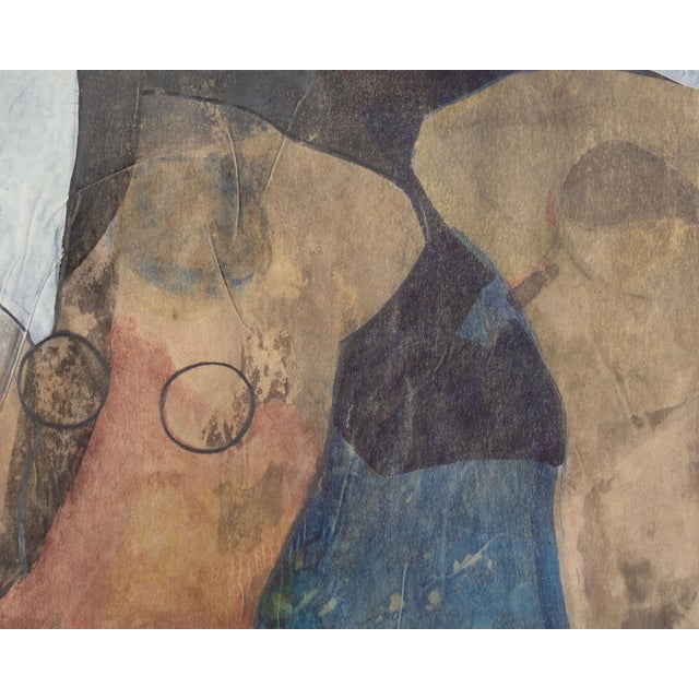 Paint Abstract Mixed Media Painting by Walter Sorge For Sale - Image 7 of 8