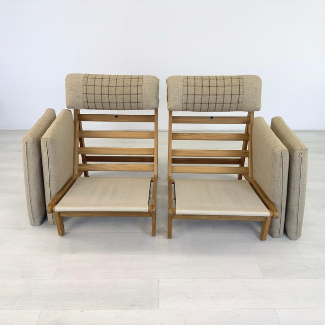 Bernt Petersen Danish Lounge Chairs – A Pair For Sale - Image 9 of 12