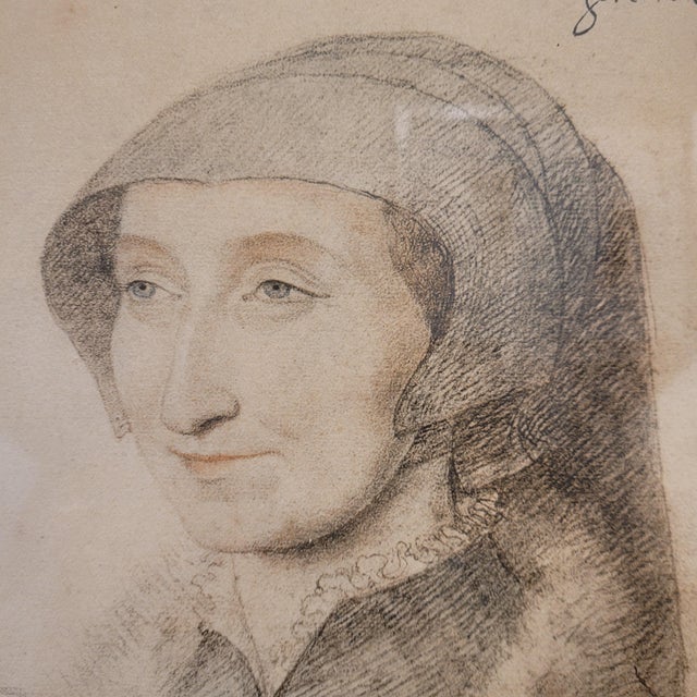 Jean Clouet, La Feü Reine de Navarre Marguerite, 20th Century, LIthograph For Sale - Image 6 of 18