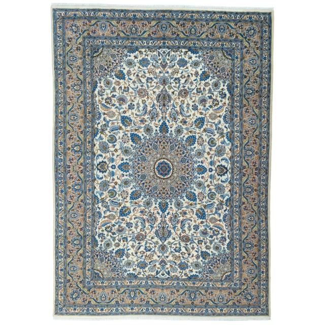 Biege Kashmar Kork Rug For Sale - Image 11 of 11