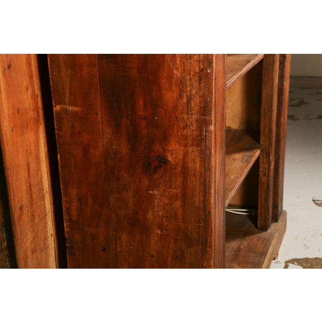 Indian Teak Doorframe Now Bookcase, 19th Century With Later Elements For Sale - Image 15 of 18