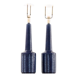 Ceramic Table Lamps by Linnemann-Schmidt for Palshus, 1960s, Set of 2 For Sale