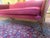 Vintage Red Velvet Sofa For Sale - Image 17 of 18