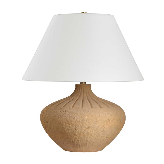 Kenneth Ludwig Chicago Eldon Terracotta Table Lamp For Sale - Image 4 of 6