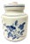1980s Mediterranean Blue and White Cookie Jar For Sale