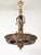 Amazing 1930's French Bronze Chandelier with beautiful detail and design, lightly restored and newly rewired, with some...