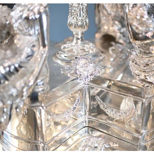 English Silver Plate Centrepiece, 1930 For Sale - Image 15 of 18