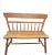 Solid Red Oak Farm House Style Two-Seat Bench Settee, Circa 1970s For Sale In Washington DC - Image 6 of 12