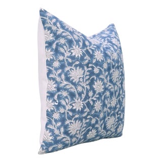 Handmade Block Print Cushion Cover 16x16 Inch Fabdivine Sofa Décor- Aradhna For Sale