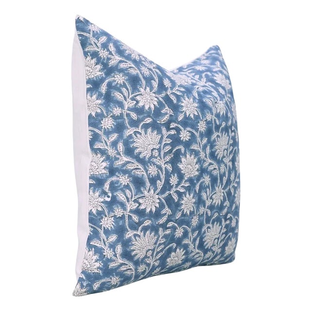 Handmade Block Print Cushion Cover 16x16 Inch Fabdivine Sofa Décor- Aradhna For Sale