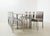 Postmodern Vintage Belgian Dining Set in Aluminum and Steel, 1990s, Set of 9 For Sale - Image 3 of 16