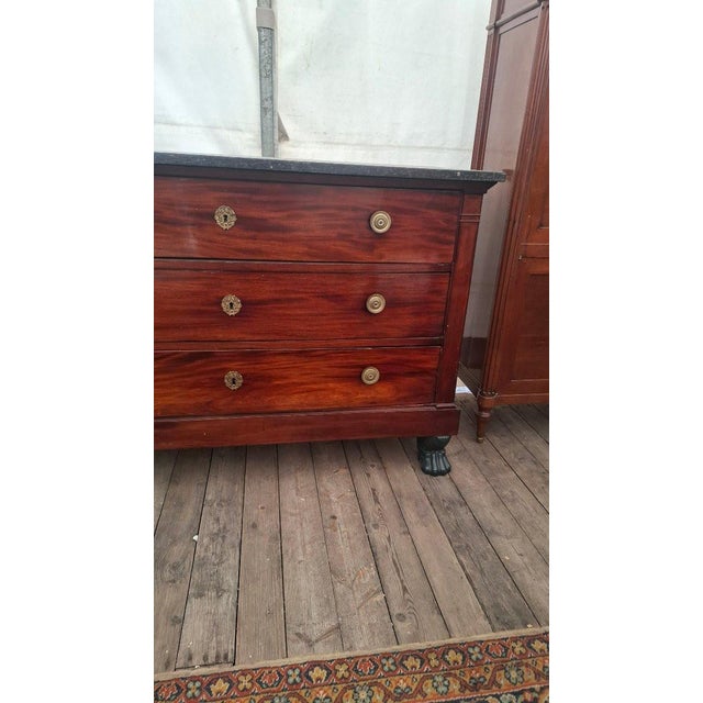 Traditional Antique Mahogany Chest of Drawers, 1840 For Sale - Image 3 of 8