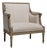 19th Century Louis XVI Cream Wood Bergere Chairs For Sale
