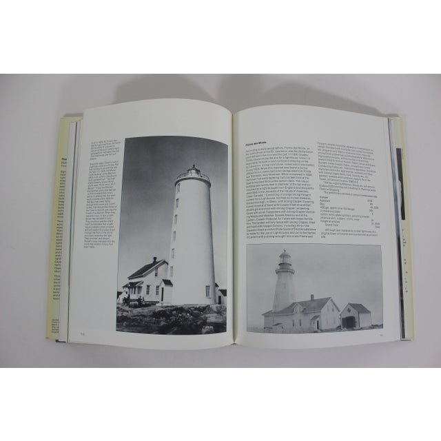 Blue 1975 "The Lighthouse" Nautical Coastal Hardcover Book For Sale - Image 8 of 9