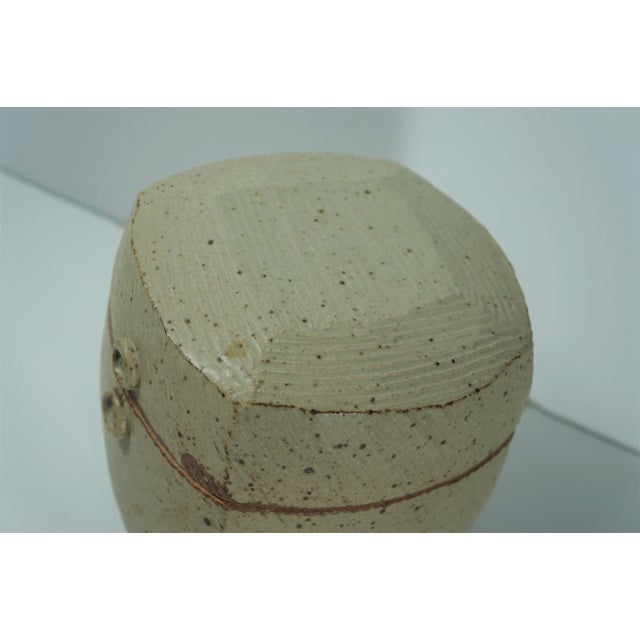 1990s Warren MacKenzie Cut Sided Lidded Box With Mark For Sale - Image 9 of 13