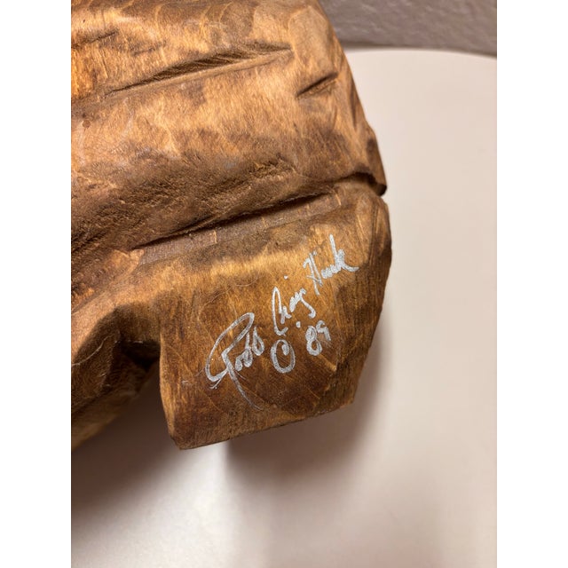 These carved wood boots came out of a prominent estate in East Cleveland. The artist name is unclear to us. Regardless,...