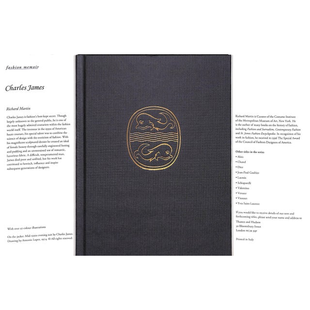 Traditional "Charles James: Fashion Memoir" 1997 Martin, Richard For Sale - Image 3 of 11