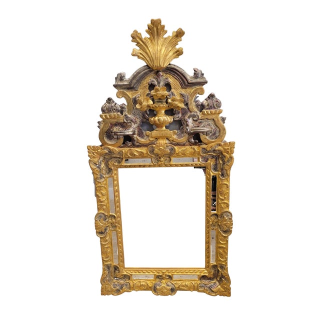 Splendid mirror made by a artisan teacher, following the extraordinary mirrors louis xiv (1643 - 1715). Made of finely...