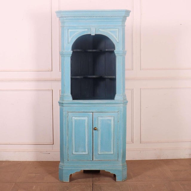 19th Century English Corner Cupboard For Sale - Image 10 of 10