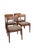 1970s Teak and Bouclé Chairs by Henning Kjærnulf for KS Møbler, 1960s, Set of 4 For Sale - Image 5 of 17