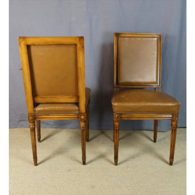 1950s Louis XVI Style Chairs, 1950s, Set of 6 For Sale - Image 5 of 13
