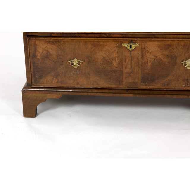 Late 18th Century English George III Walnut & Mahogany Chest For Sale - Image 9 of 12