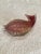 Art Nouveau Flavio Poli Designed Fish Made by Archimedean Seguso . Murano Art Glass Ruby/Gold Color With Gold Leaf Inclusions Plus Bullicante Bibles. For Sale - Image 3 of 8