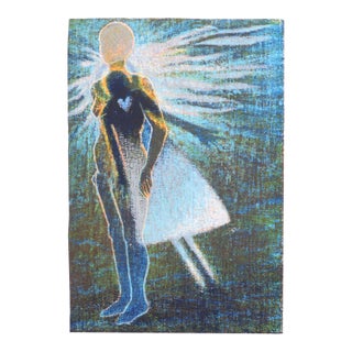 Deborah Rumer "Like a Breeze Passing" Print and Poem 1997 For Sale
