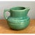 Mid-Century Modern Vintage Green Glazed Ceramic Pitcher For Sale - Image 3 of 12