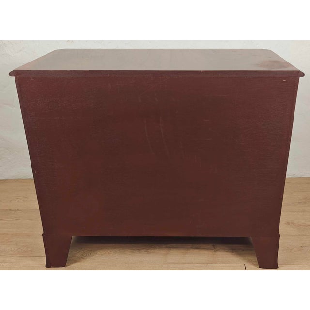 Chest of Drawers in Mahogany Drop Handles, 1980 For Sale - Image 12 of 14