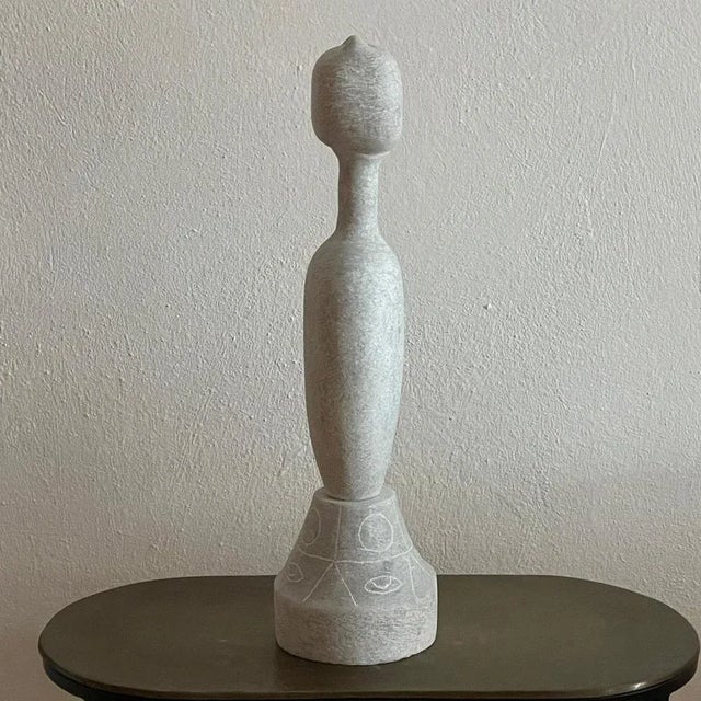 Not Yet Made - Made To Order Ritual Hand Carved Marble Sculpture by Tom Von Kaenel For Sale - Image 5 of 8