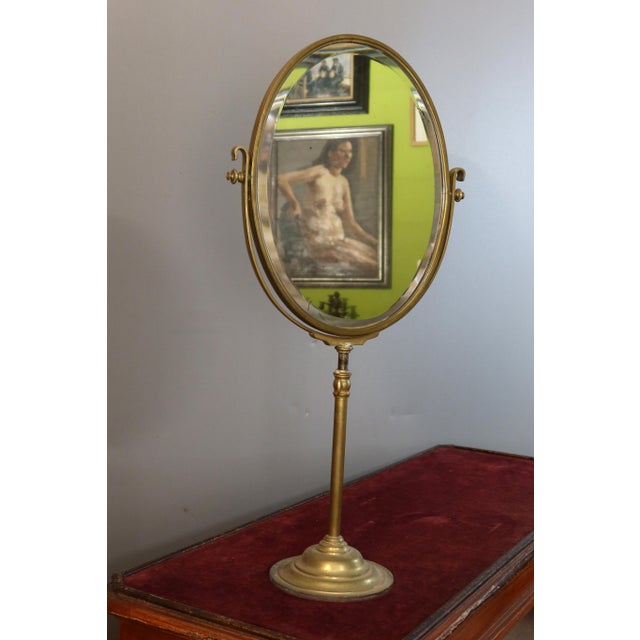 Double-Sided Swivel Mirror, 1950s For Sale - Image 6 of 6