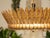 Vintage Spanish Gilt Metal Crown Chandelier with Frosted Glass and Leaf Motifs For Sale - Image 12 of 12