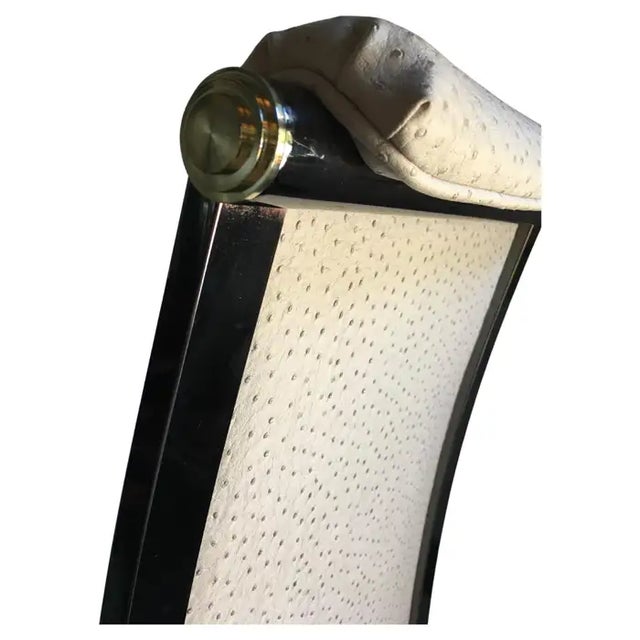 Set of Six Design Institute America Ostrich Dining Chairs, Dia For Sale In Philadelphia - Image 6 of 9