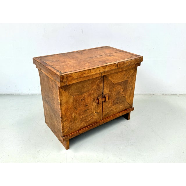 French Brutalist Burl Wood Cabinet, 1970s For Sale - Image 6 of 13