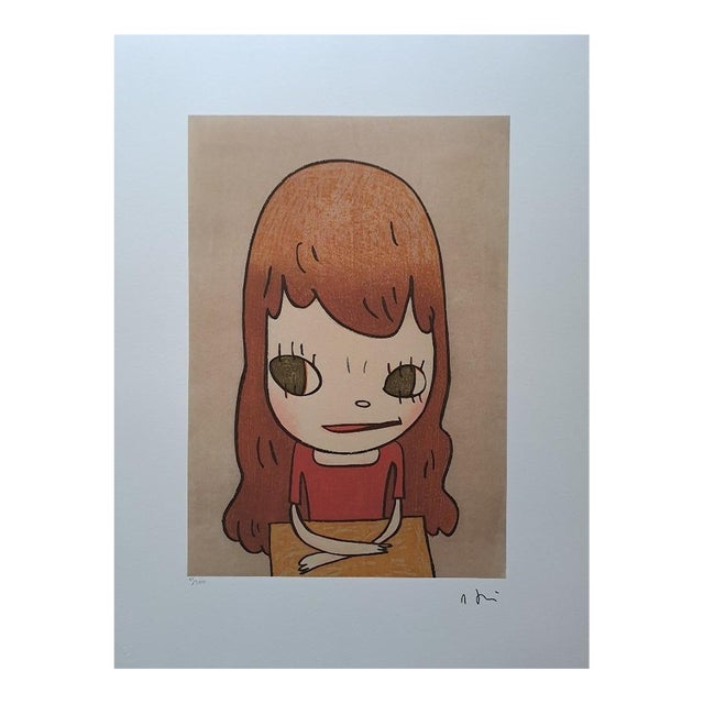 After Nara Yoshitomo, Just a Little, 1990s, Limited Edition Lithograph For Sale