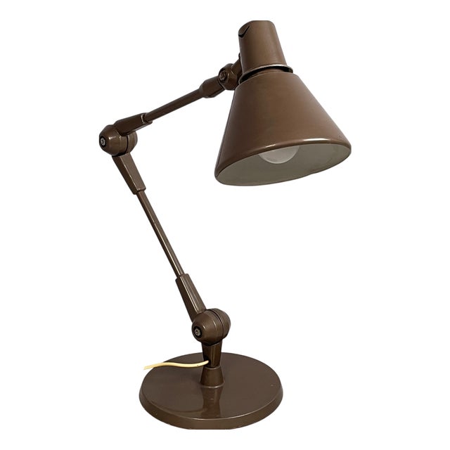 Mid-Century Modern Italian Brown Table Lamp from Stilnovo, 1960s For Sale