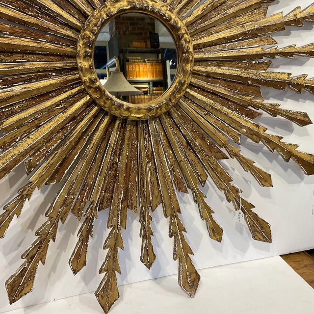 19th Century Sunburst Mirror For Sale - Image 4 of 8