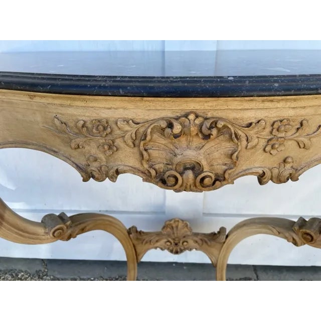 French Country Early 19th Century Pair of Antique French Demi-Lunes For Sale - Image 3 of 6