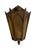 Antique Copper Plated Hexagonal Wall Sconces For Sale - Image 4 of 9