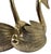 1960s Large Vintage Brass Swan Planters - A Pair For Sale - Image 5 of 8